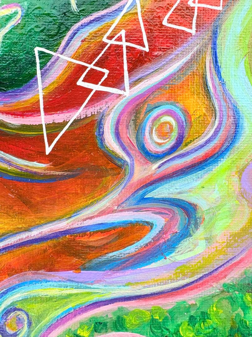 スピリチュアルアート　エネルギーアート　絵画　アート　アナログ画　アクリル画