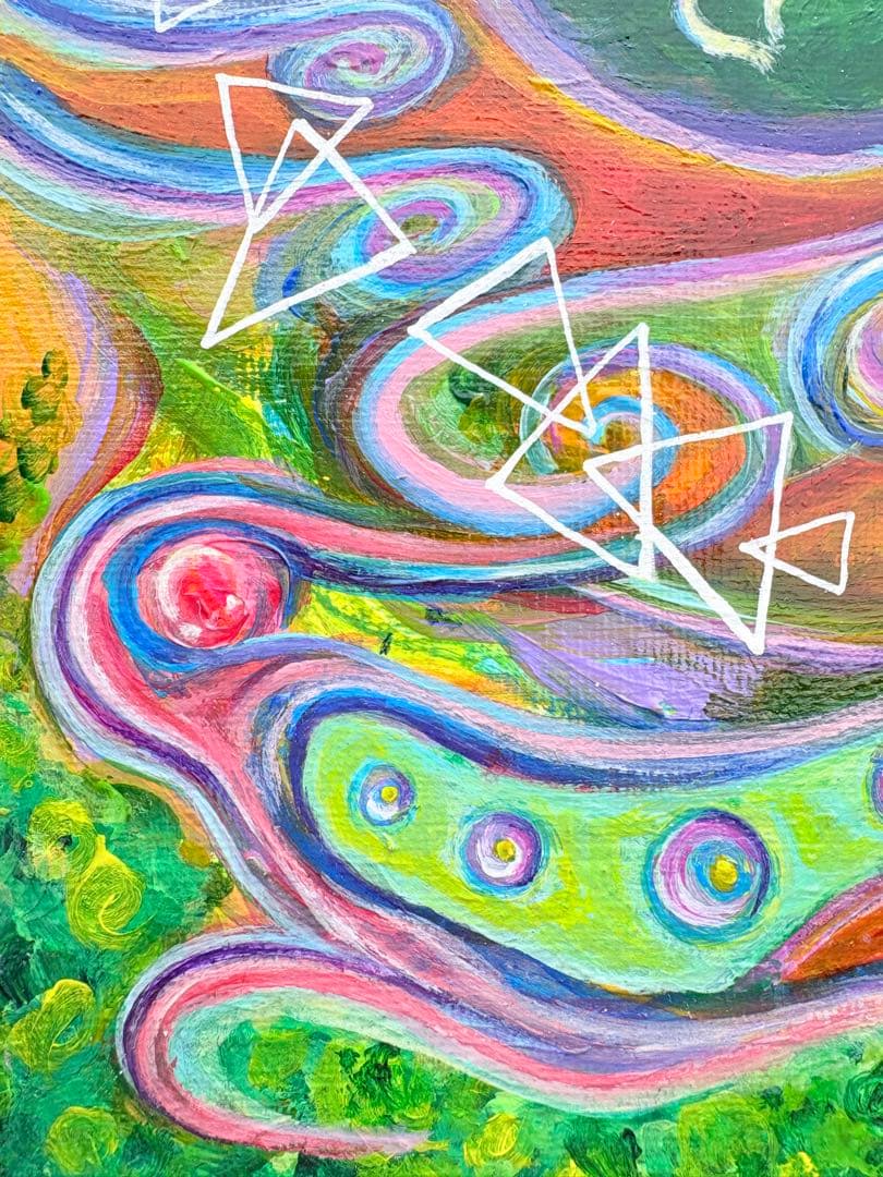 スピリチュアルアート　エネルギーアート　絵画　アート　アナログ画　アクリル画