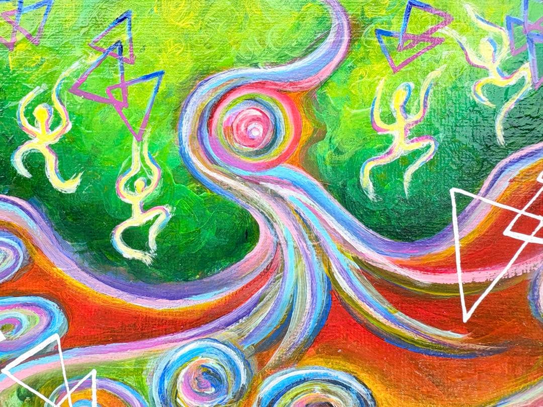 スピリチュアルアート　エネルギーアート　絵画　アート　アナログ画　アクリル画