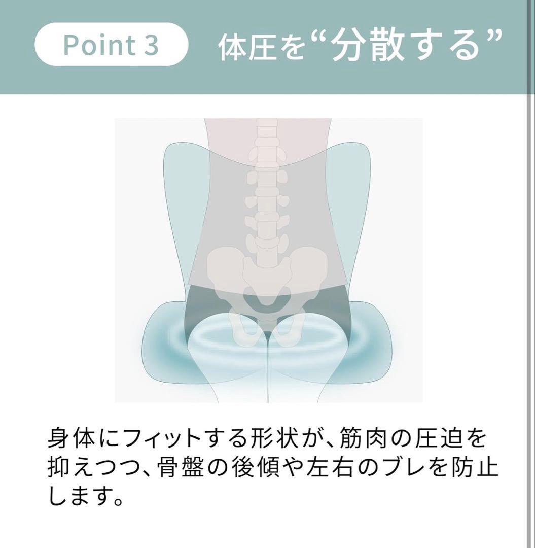 超美品 Style PREMIUM Series 骨盤サポートチェア 座椅子 黒