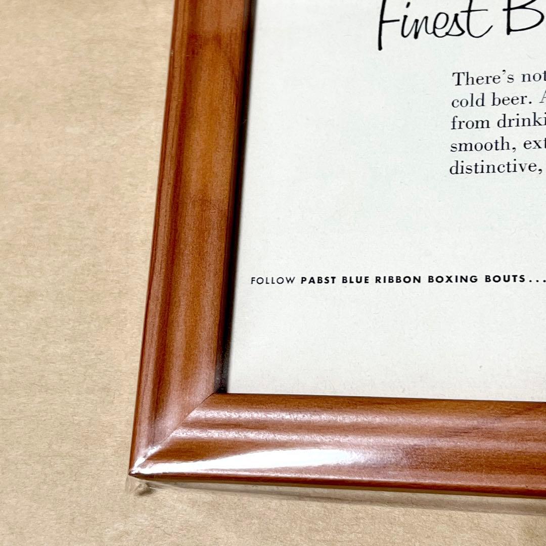 希少品！ Pabst Blue Ribbon パブストブルーリボン ポスター広告