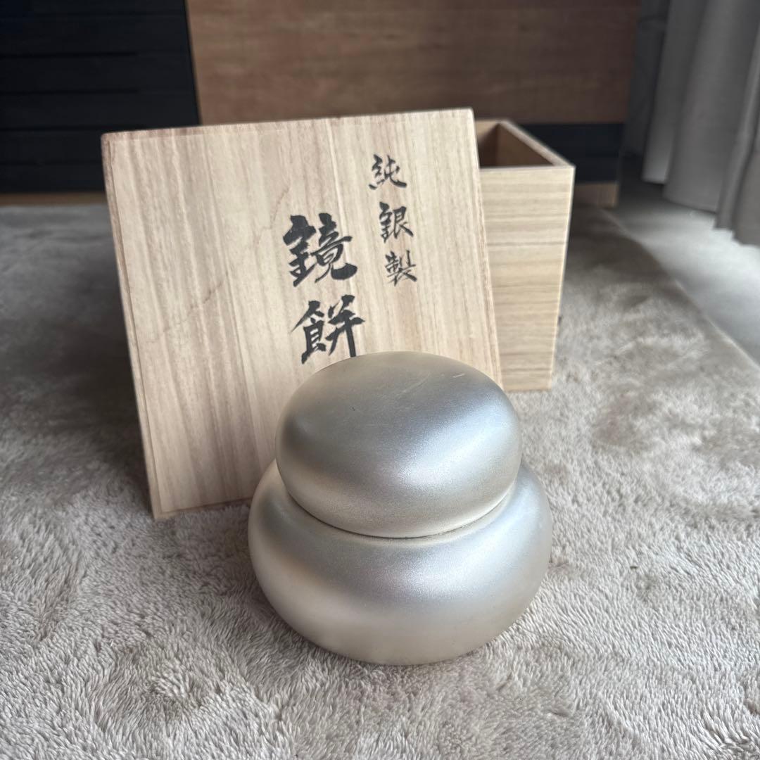 ⁡*⁡様 鏡餅　純銀製