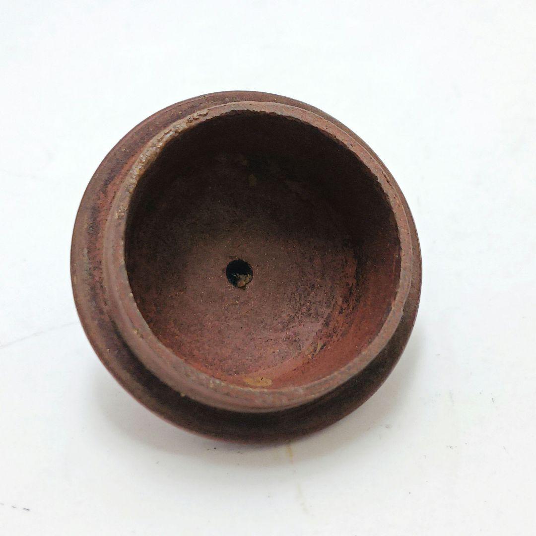 中国古玩 小振り 朱泥急須 紫砂壷 時代品 煎茶道具　の