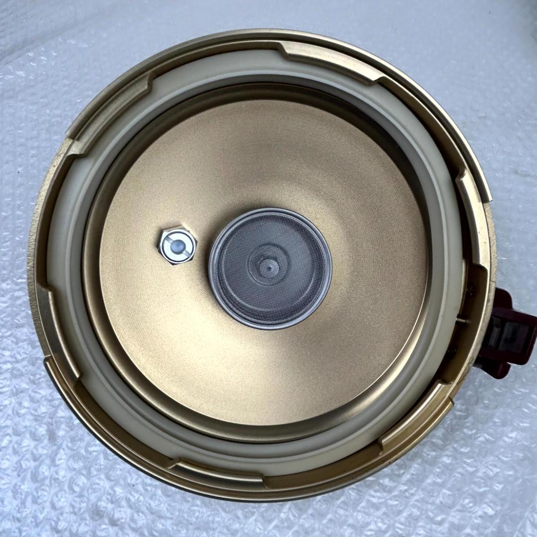 【昭和レトロ】ピースター 圧力鍋 ゴールド 3.5L　関西軽金属工業　新品未使用