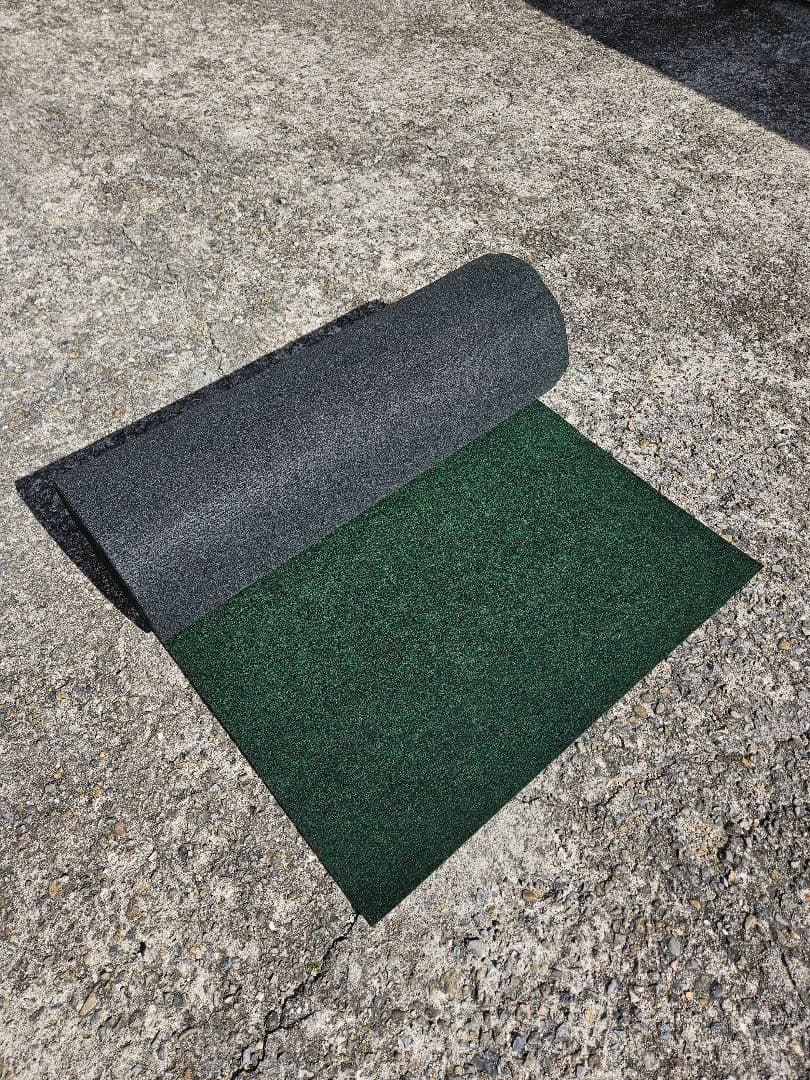 新品】本格ポリエステル不織布 防草シート(グリーン)厚手 巾1m×20m