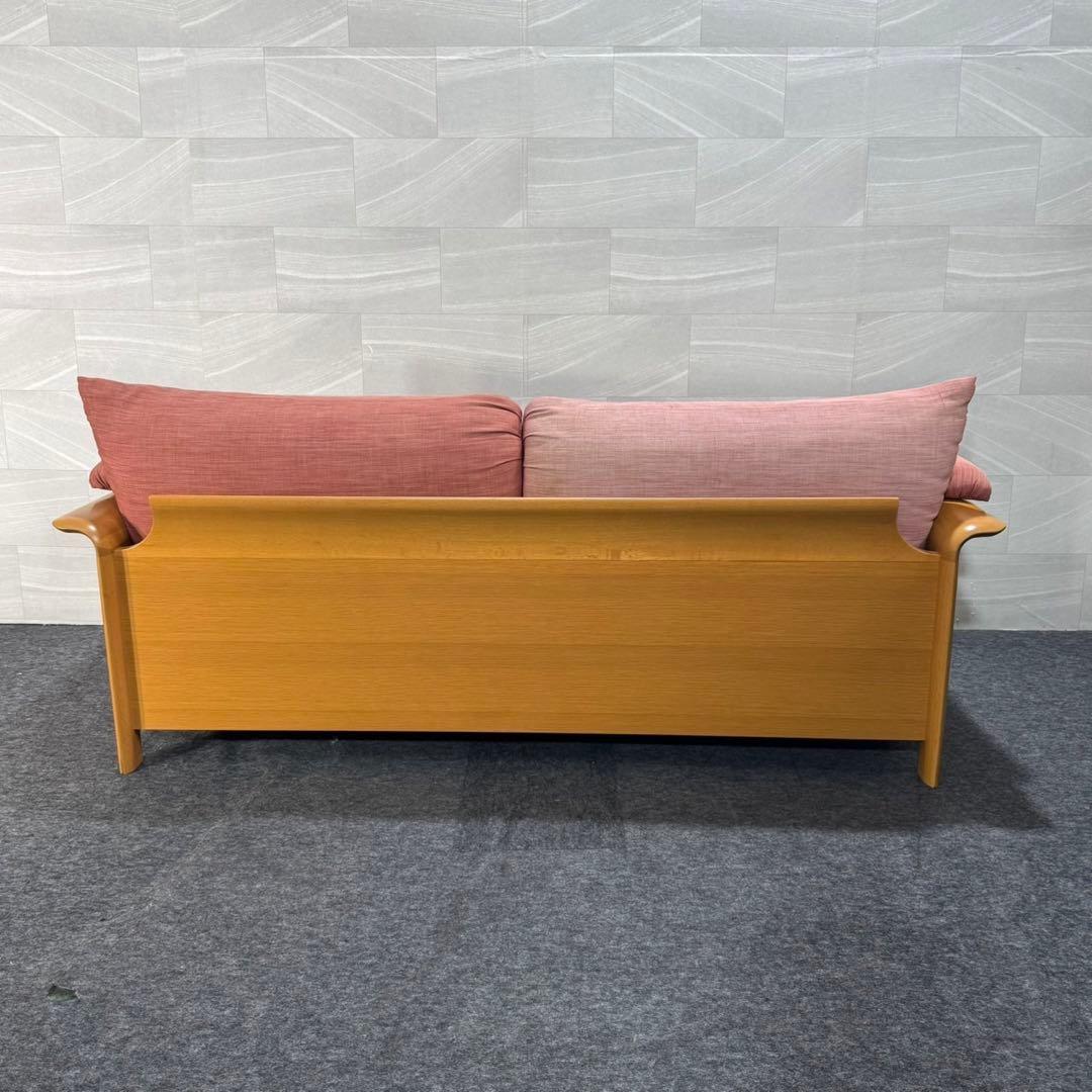 シラカワ ソファ 布張り 3P ラプトおしゃれ 木製フレーム d4607 - メルカリ