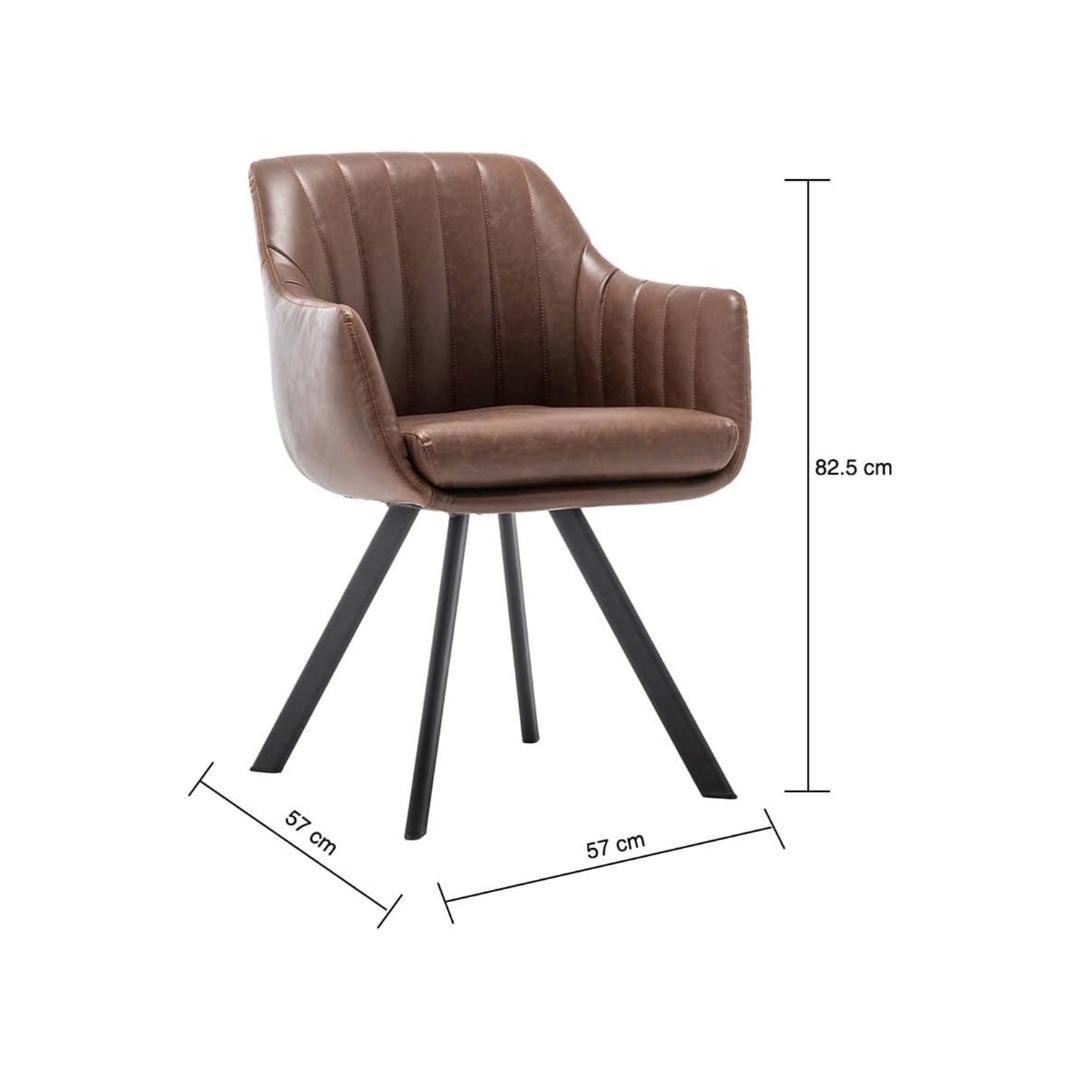 Amazonブランド Movian John ダイニングチェア 2脚セット Marca Amazon