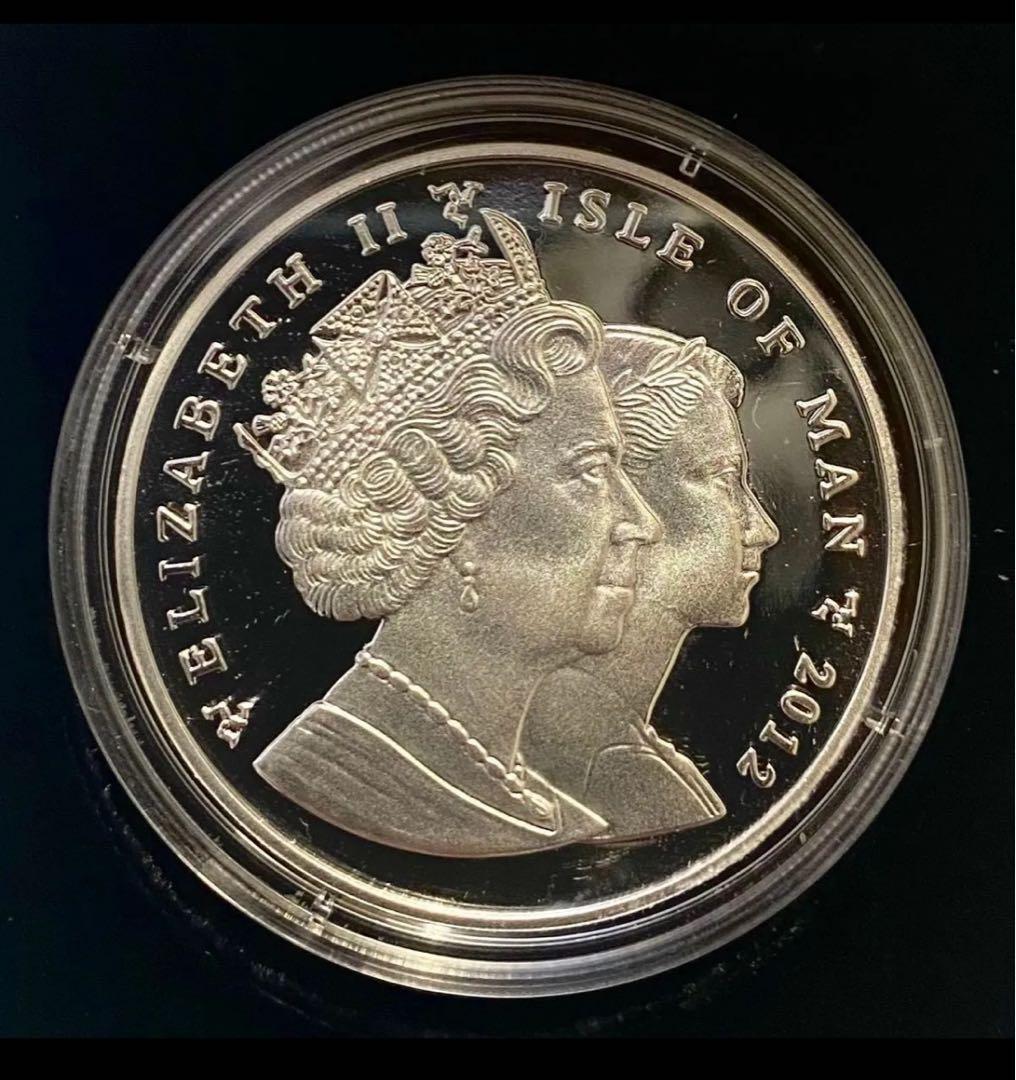 限定レア☆マン島 キャットコイン 銀貨 2012 マンクス Manx 純銀 猫