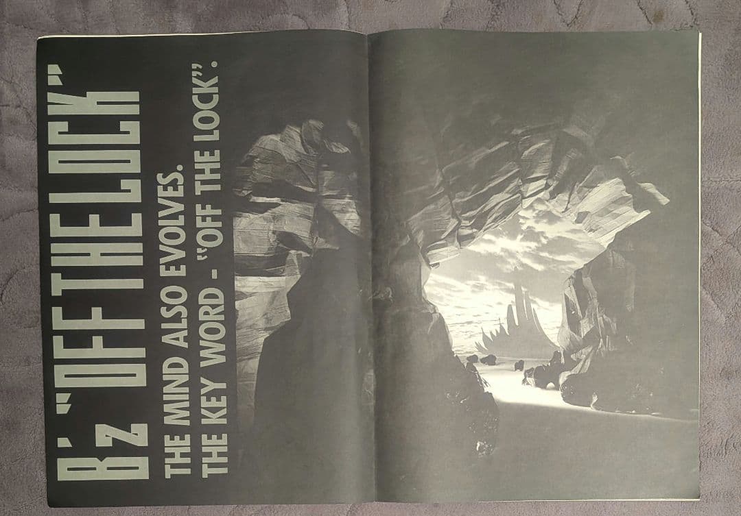 B’z 1989年ライブパンフレット