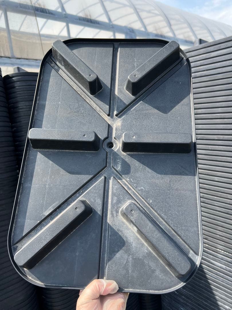 空中ポットレストレー　6穴 15.0cm 100セット　排水トレーもセット　農業