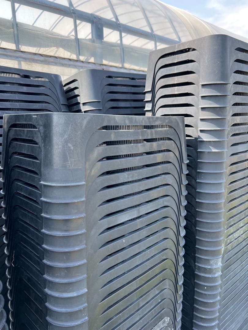 空中ポットレストレー　6穴 15.0cm 100セット　排水トレーもセット　農業