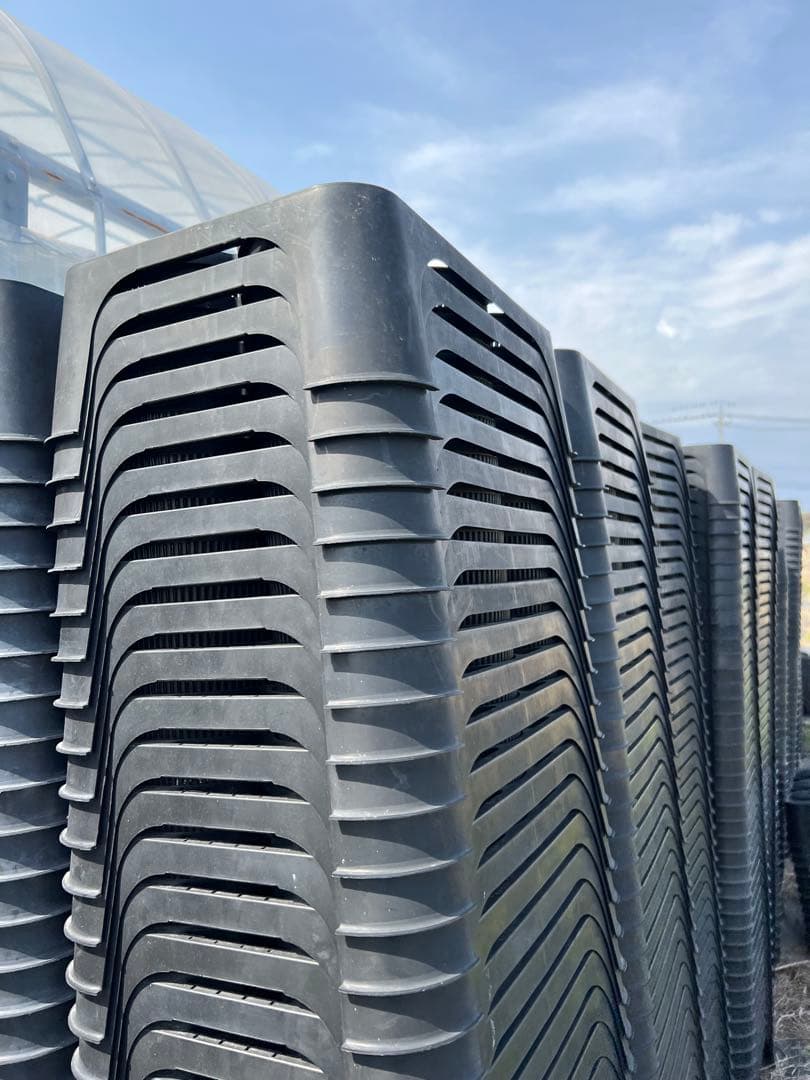 空中ポットレストレー　6穴 15.0cm 100セット　排水トレーもセット　農業