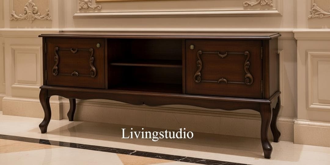 イタリア テレビボード テレビ台 幅160cm クラシック ネコ脚 15A-2