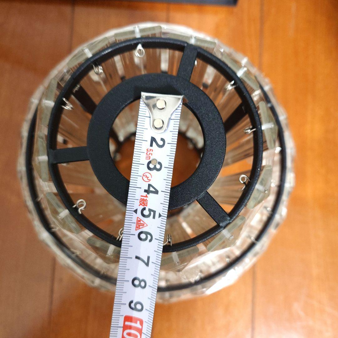未使用 照明器具 ガラスの吊り下げ ペンダントライト ３灯セット カフェ