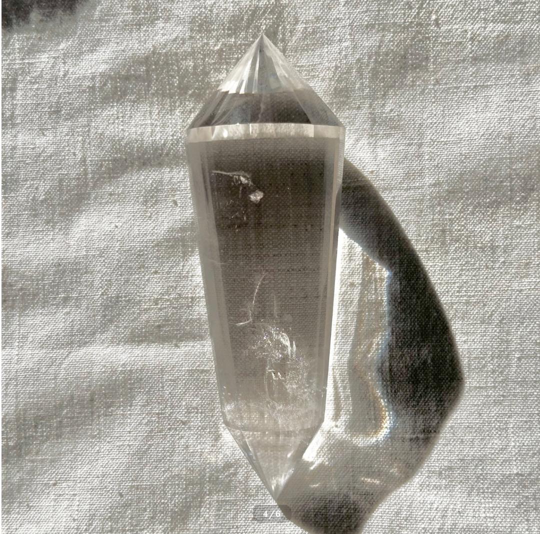 【クリアクォーツ 水晶】ヴォーゲルワンド クリスタル スタンド付　ブラジル産