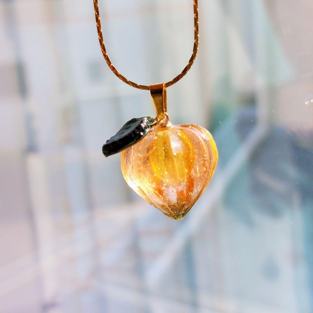 レジン　ハンドメイド　ネックレス　ペンダント　544