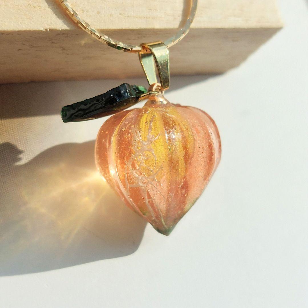 レジン　ハンドメイド　ネックレス　ペンダント　544