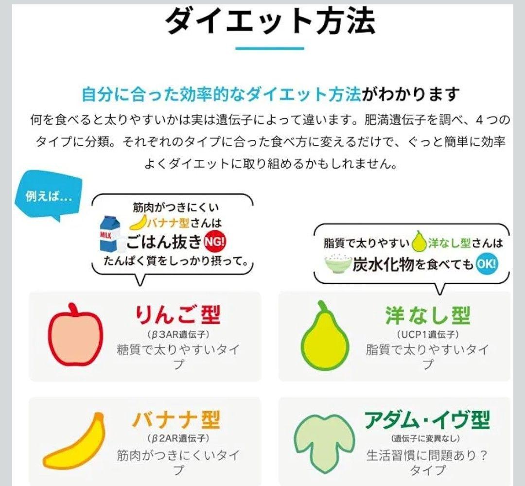 猫*宮様 【未使用】最新版Genesis 2.0 Plus 総合遺伝子検査キット