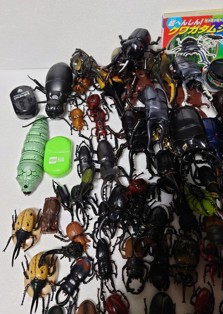 昆虫 フィギュア まとめ売り カブトムシ クワガタ ラジコン