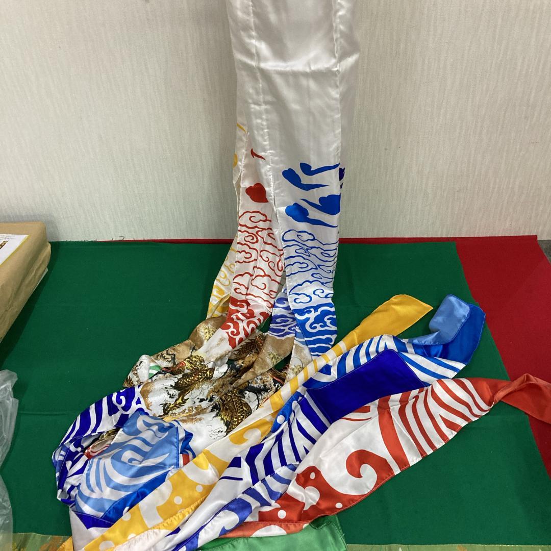 SKO86　 鯉のぼり 吹き流しのみ　東レのシルック素材　4m単品吹き流し