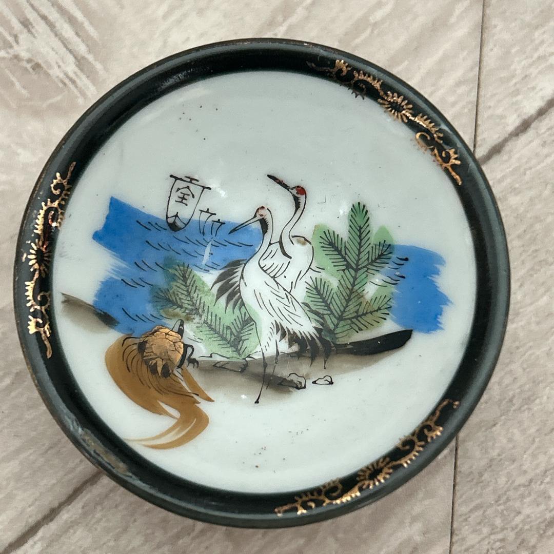 アンティーク 小皿 24枚 まとめセット！九谷焼など！鶴 松 菊 縁起物