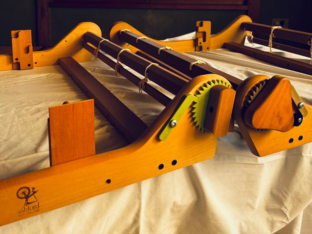 並行作業に！アッシュフォード卓上手織り機 リジットへドル60cmと2台セット