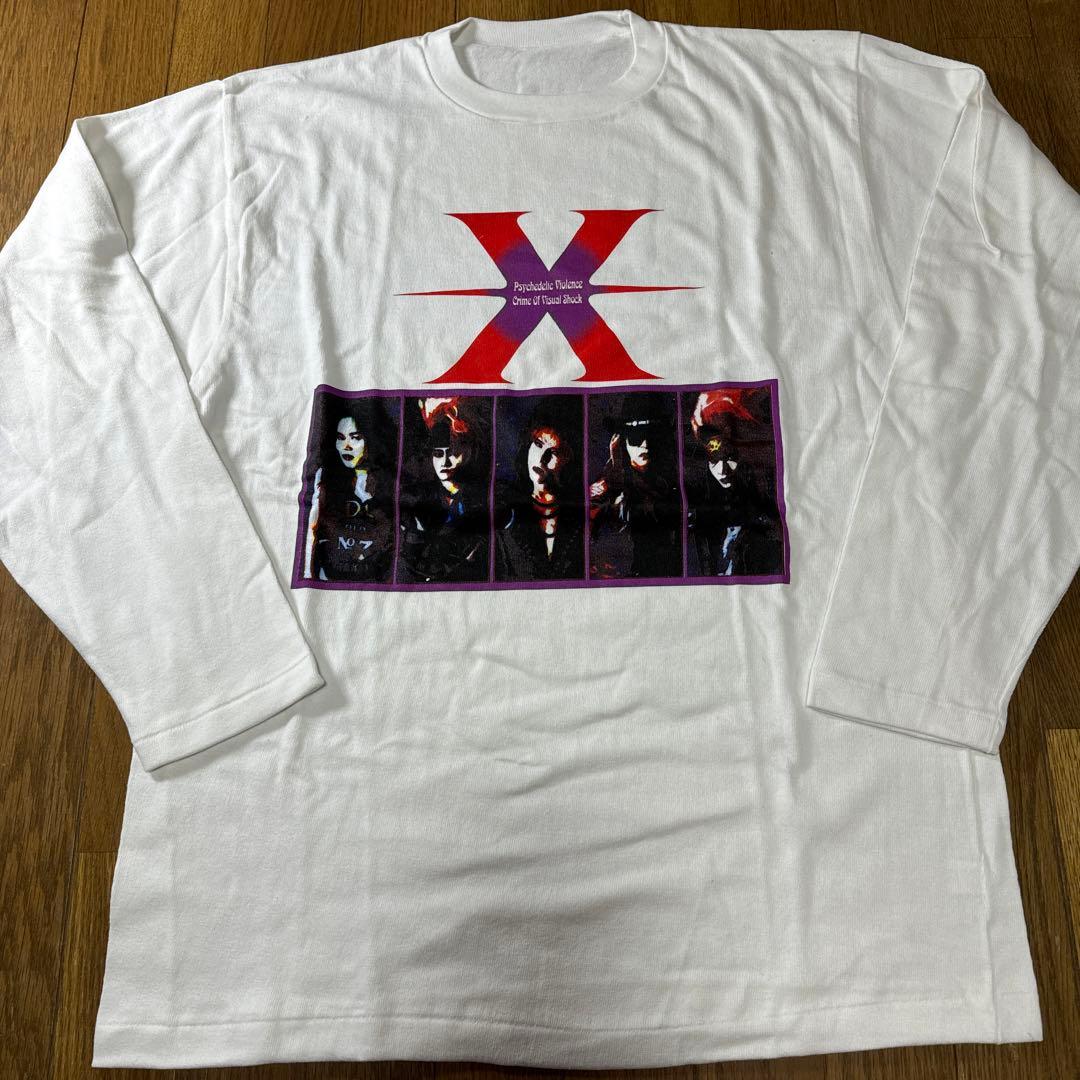 x japan 破滅に向かって ロングTシャツ