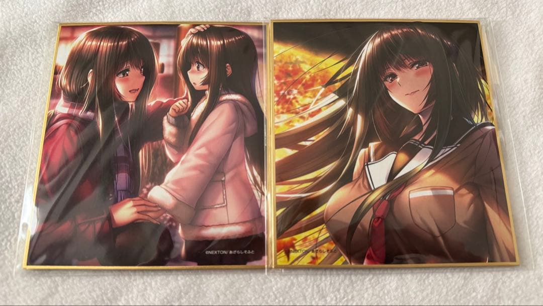 アマカノ2 コラボカフェ限定色紙　絶版　７種オリジナルセット