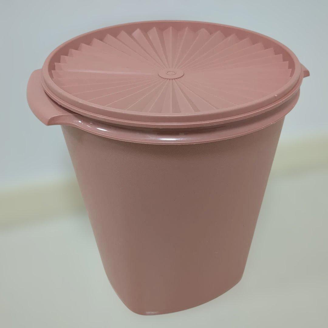 タッパーウェア　マキシクイーンデコレーター　大容量　保存容器　ピンク