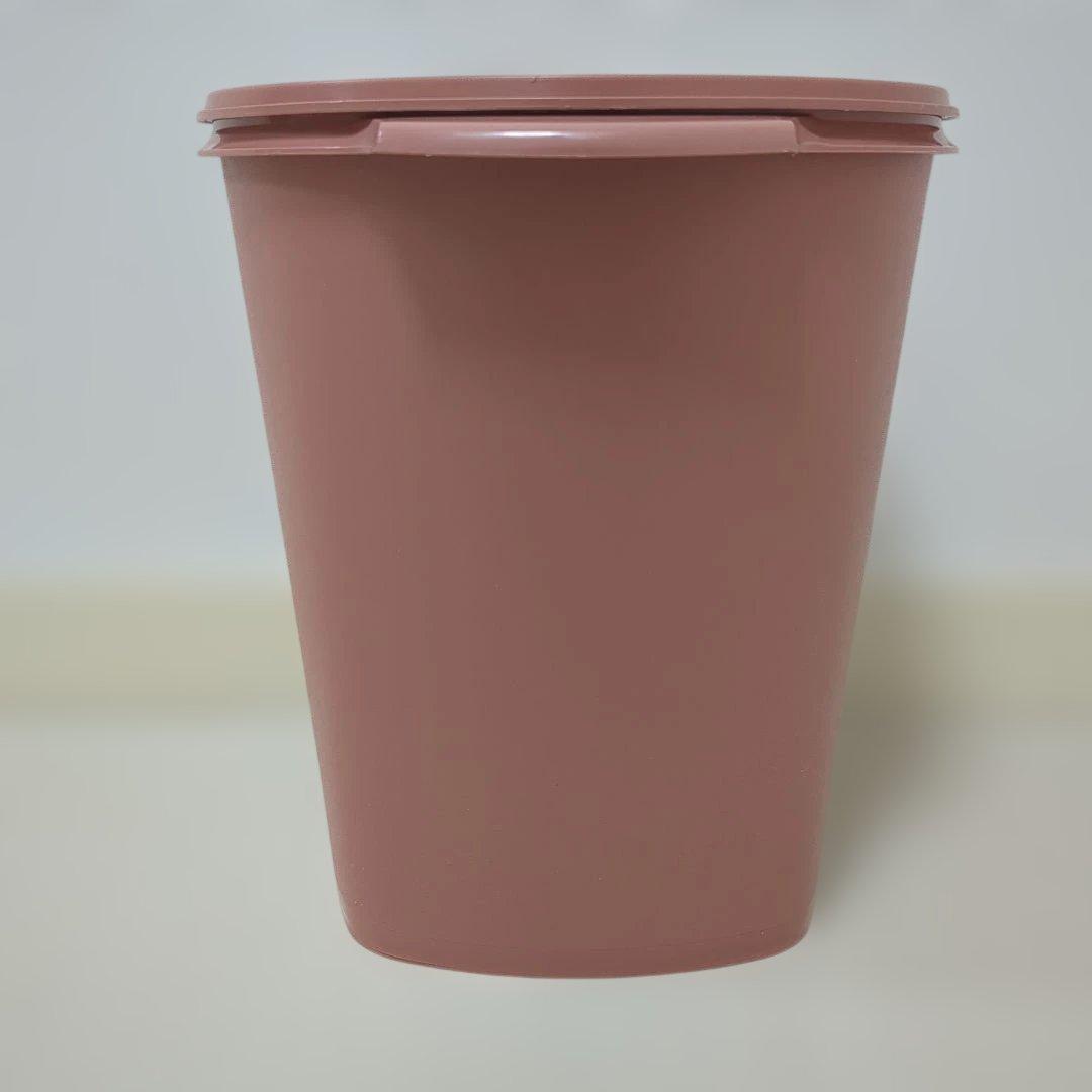 タッパーウェア　マキシクイーンデコレーター　大容量　保存容器　ピンク