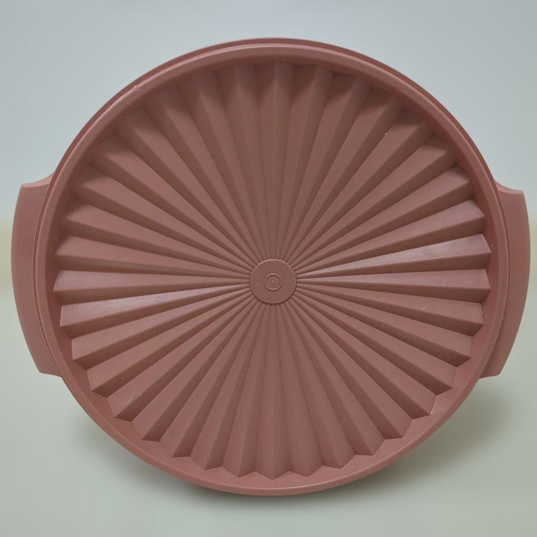 タッパーウェア　マキシクイーンデコレーター　大容量　保存容器　ピンク