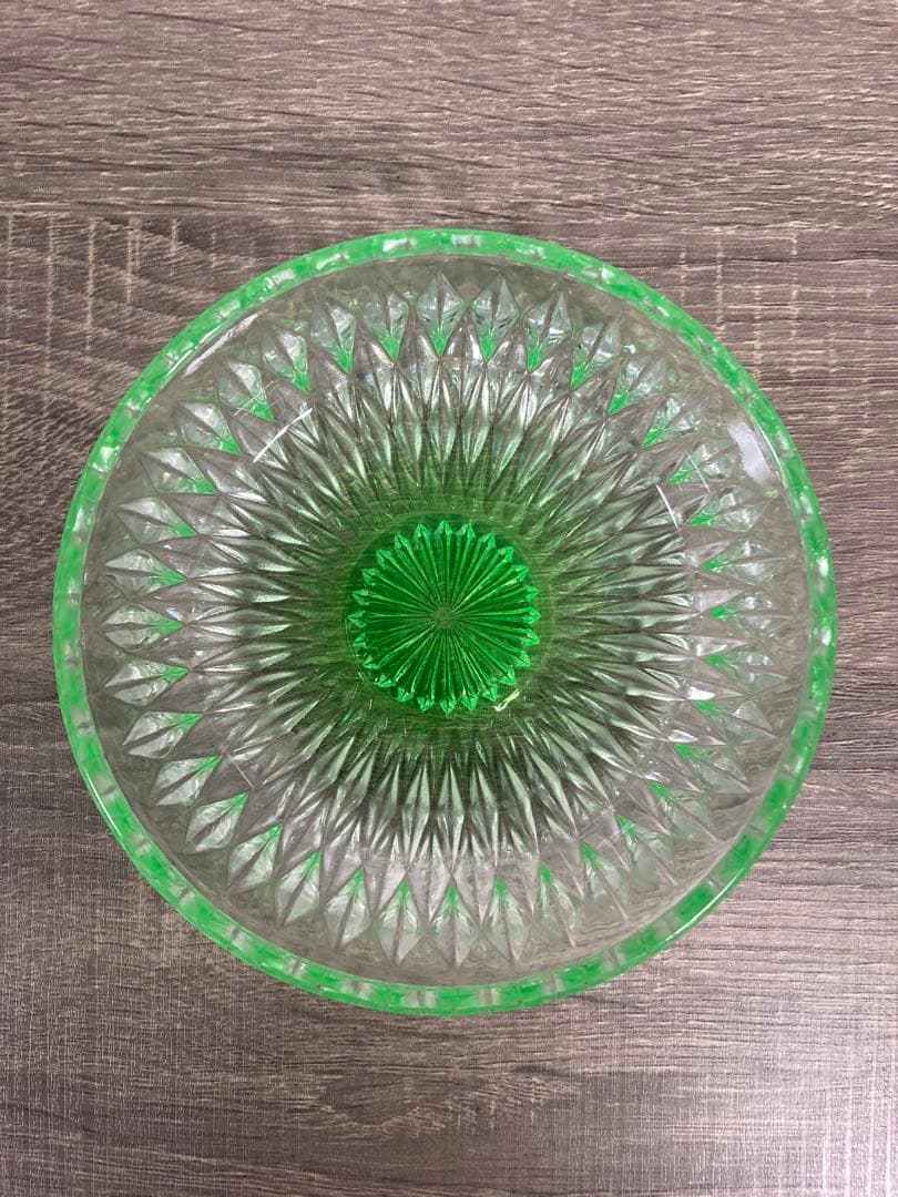 ガラス鉢 そうめん鉢 デザート サラダ ピンク 青 緑 黄色 4個セット レトロ