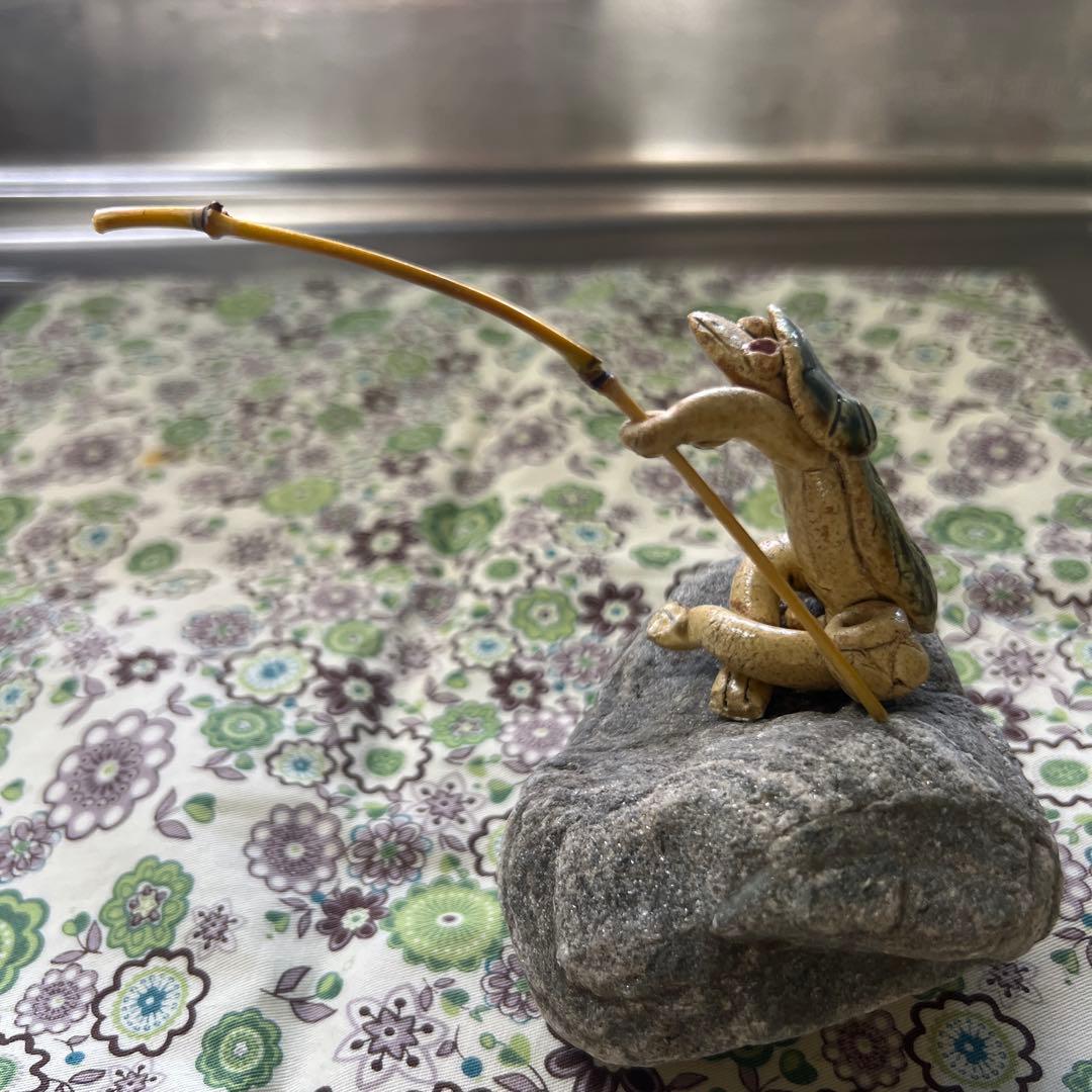 希少 高村泰正 作 唐銅製 河豚 恵比寿様 のったり 置物 ✨開運大黒天様