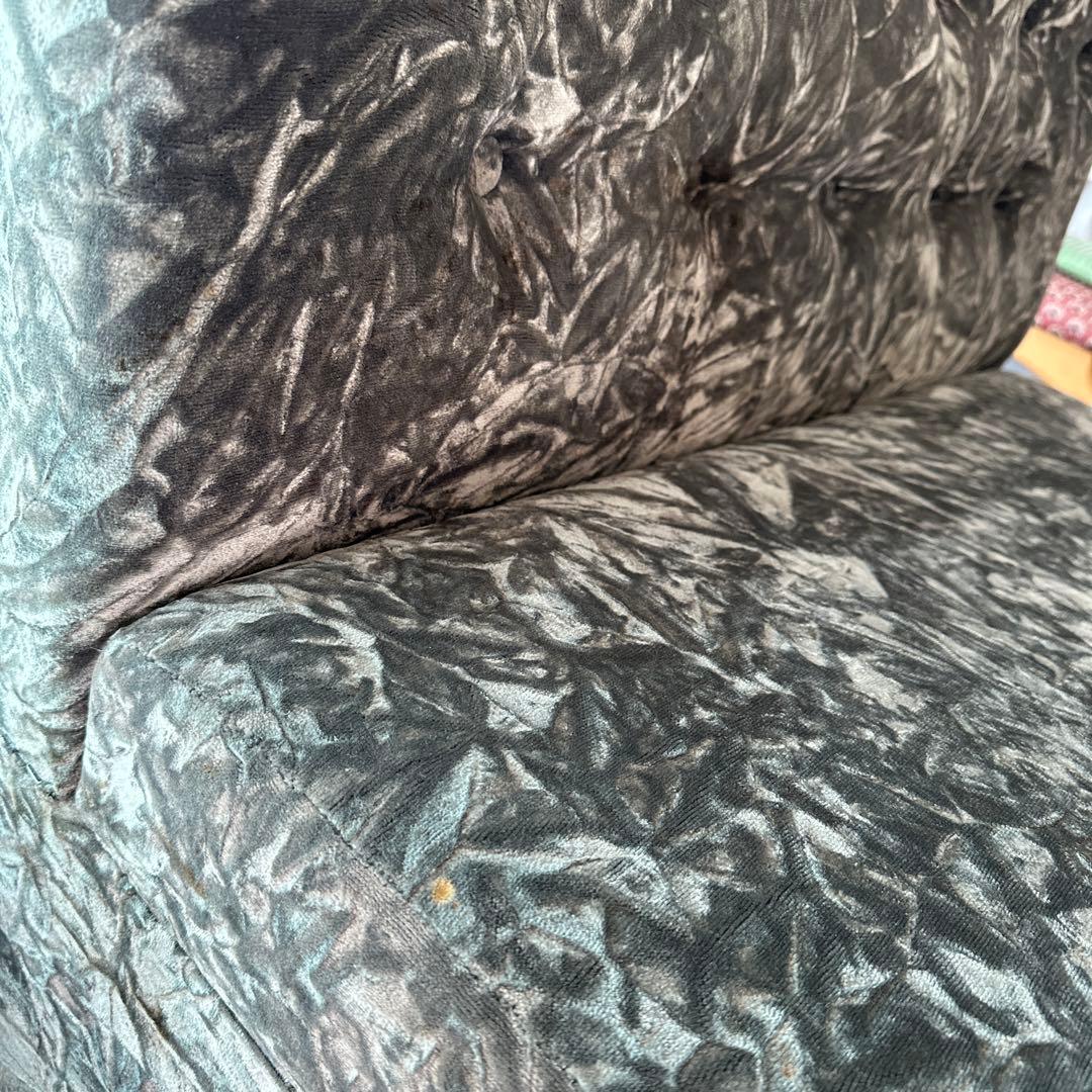 二人掛け　ソファー　グレー