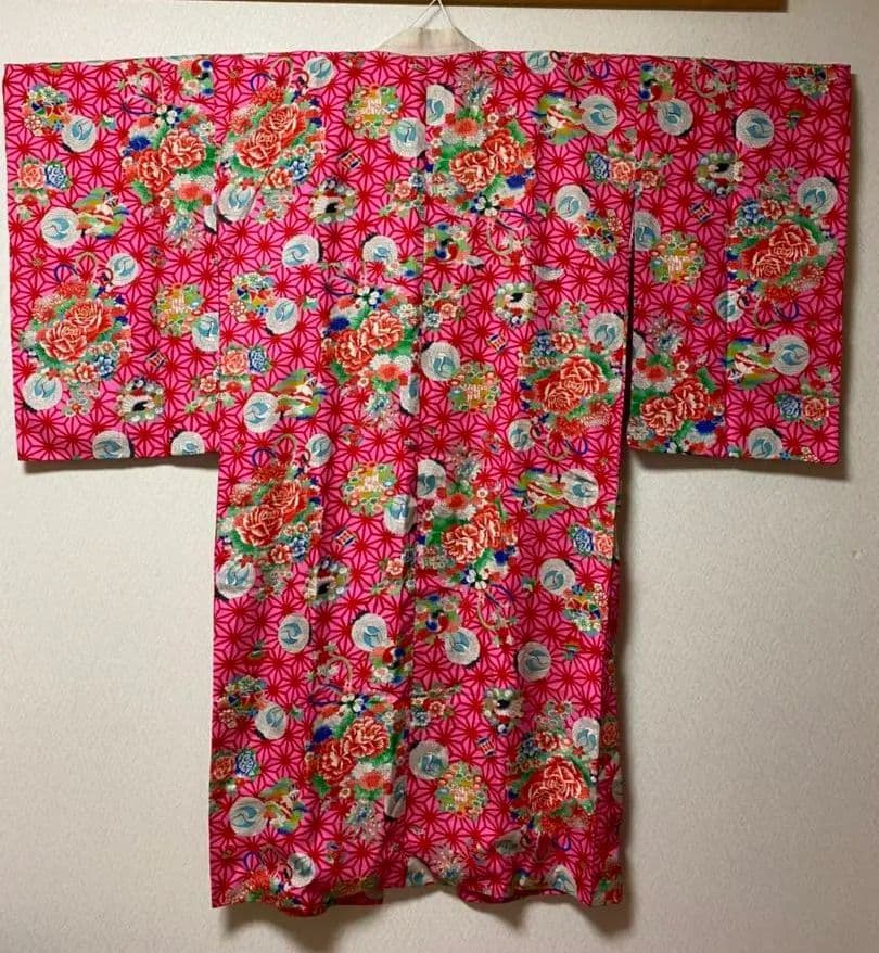 No.11アンティーク子供着物七五三めちゃくちゃ綺麗着丈126.5センチ裄丈65