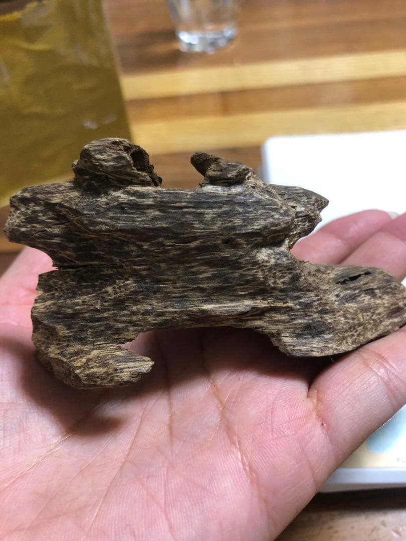 ベトナム産高品質沈香伽羅14.5g香木水に沈みます。