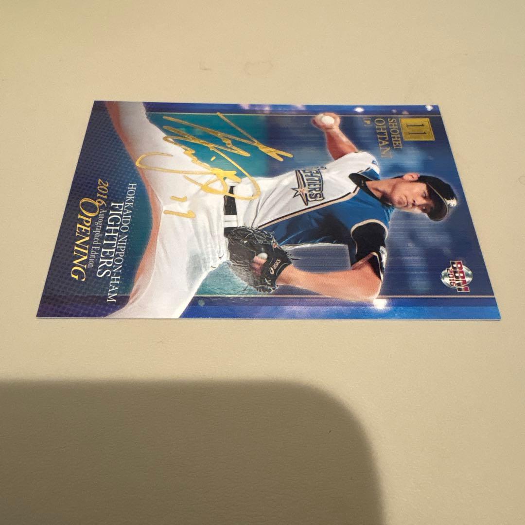大谷翔平 2016年 箔サインカード BBM OPENINGカード - メルカリ