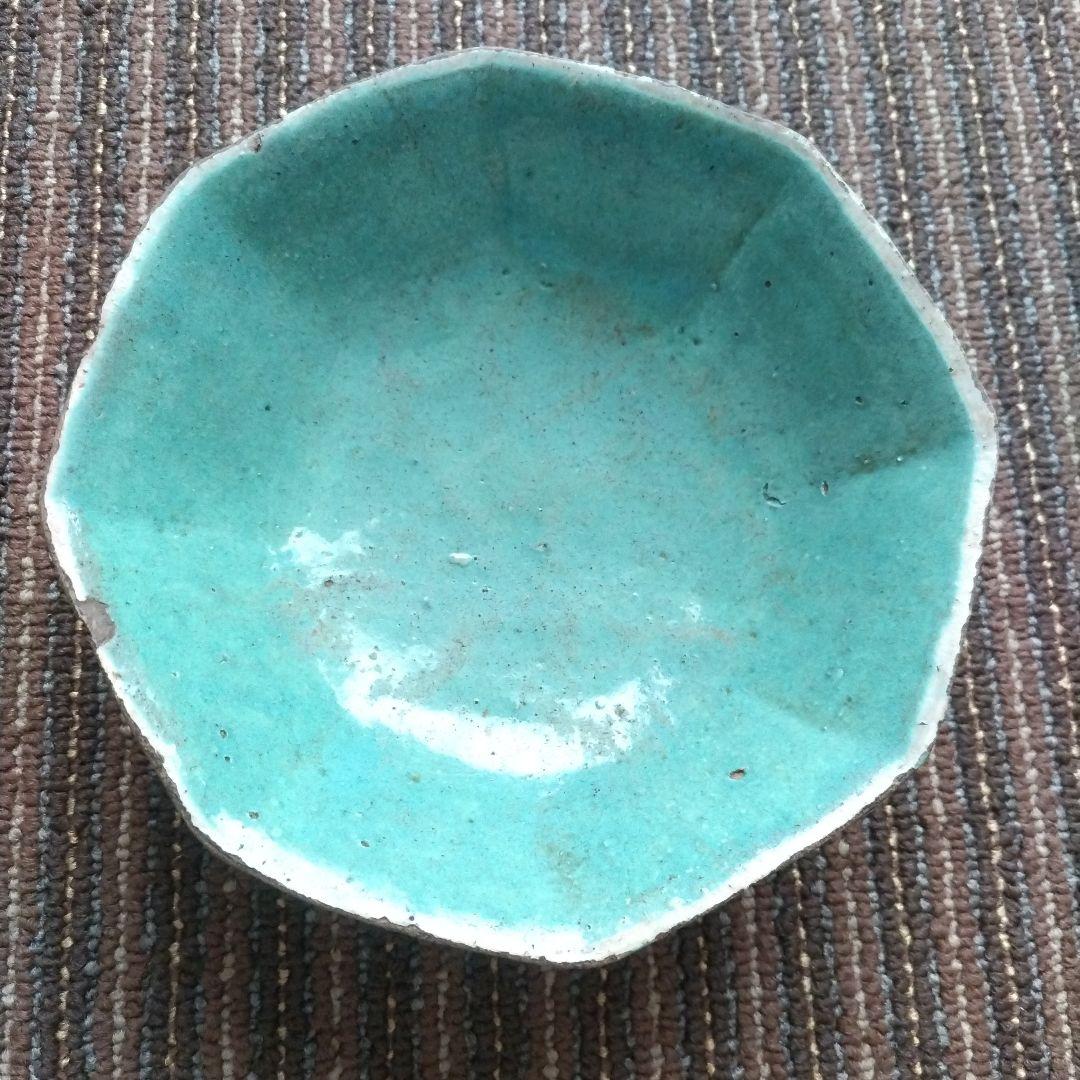a中国古玩　粉彩　十錦手　色絵八角鉢　15.5cm