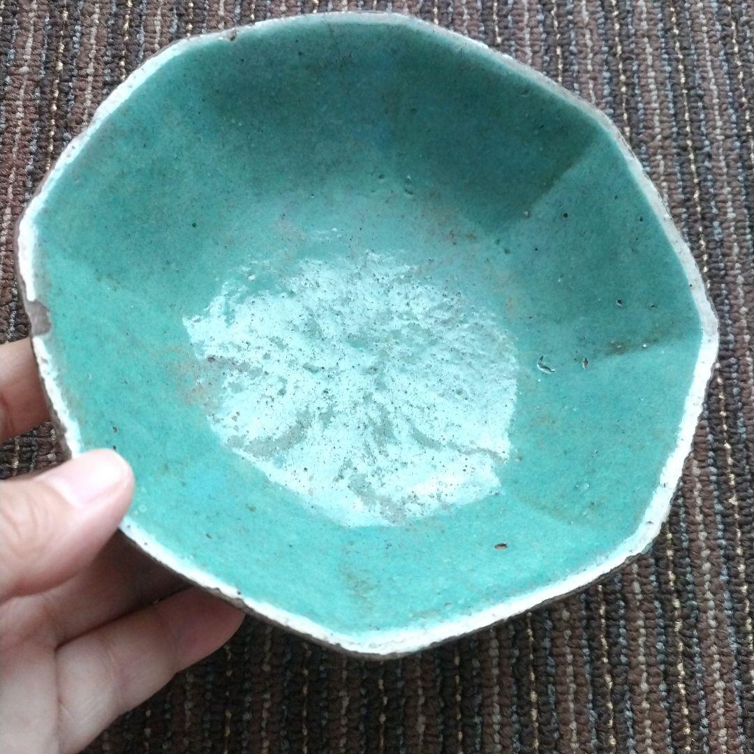 a中国古玩　粉彩　十錦手　色絵八角鉢　15.5cm