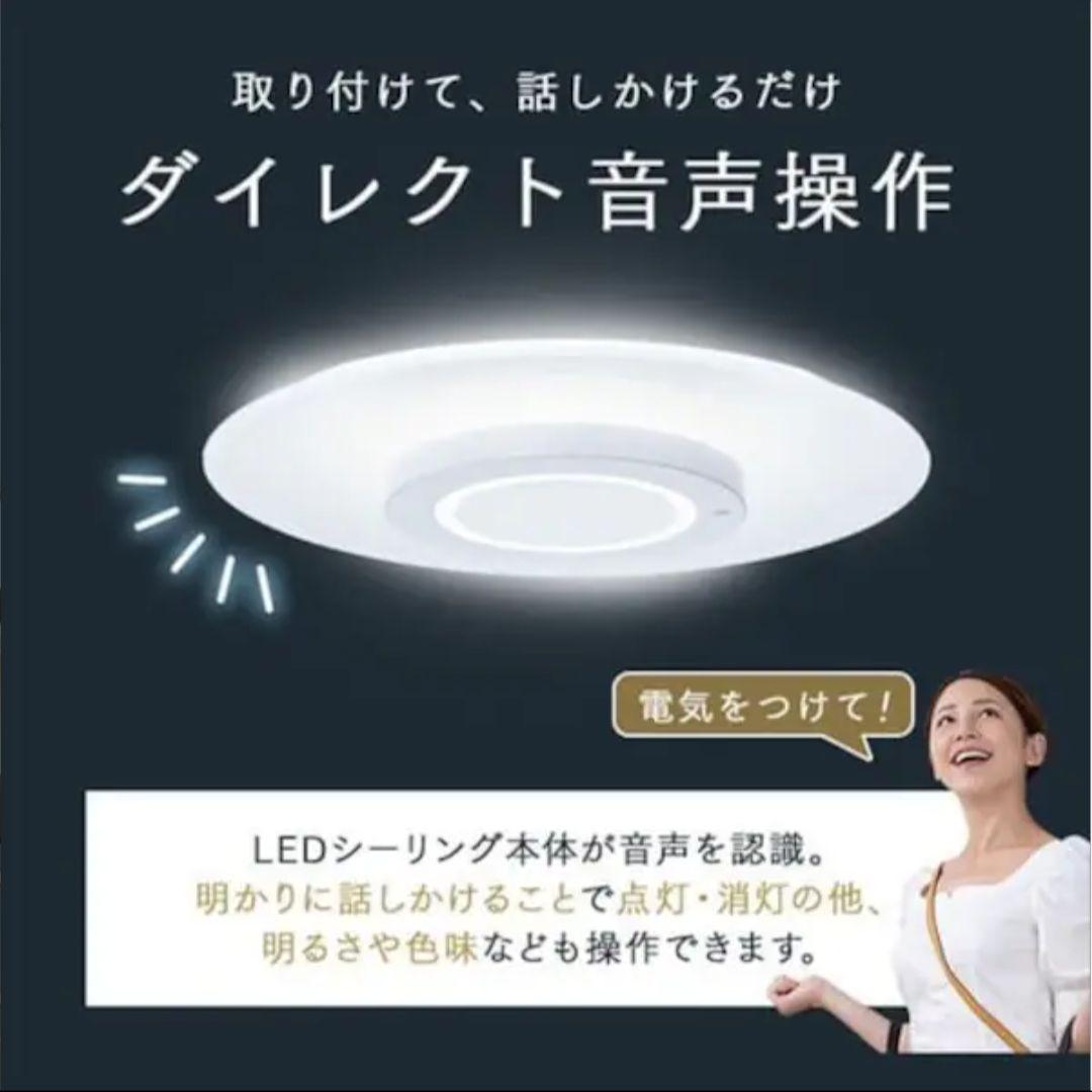 アイリスオーヤマ　音声操作　LEDシーリングライト CEK-A08DLPV