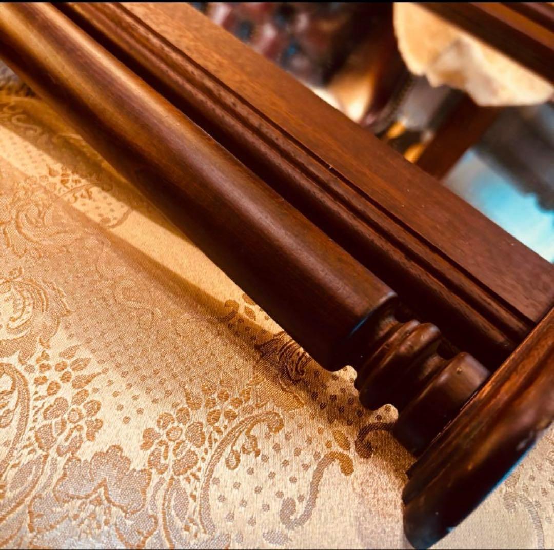 湯布院アンティーク英国調 ウォールミラー レトロビンテージ 木製 壁掛け鏡