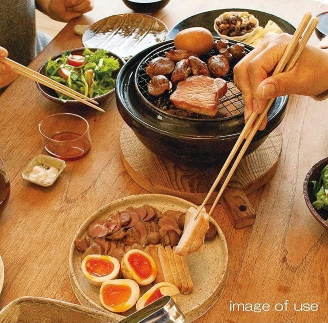 【新品未使用】いぶしぎん 大 2.4L・約28cm 長谷園 燻製器 土鍋