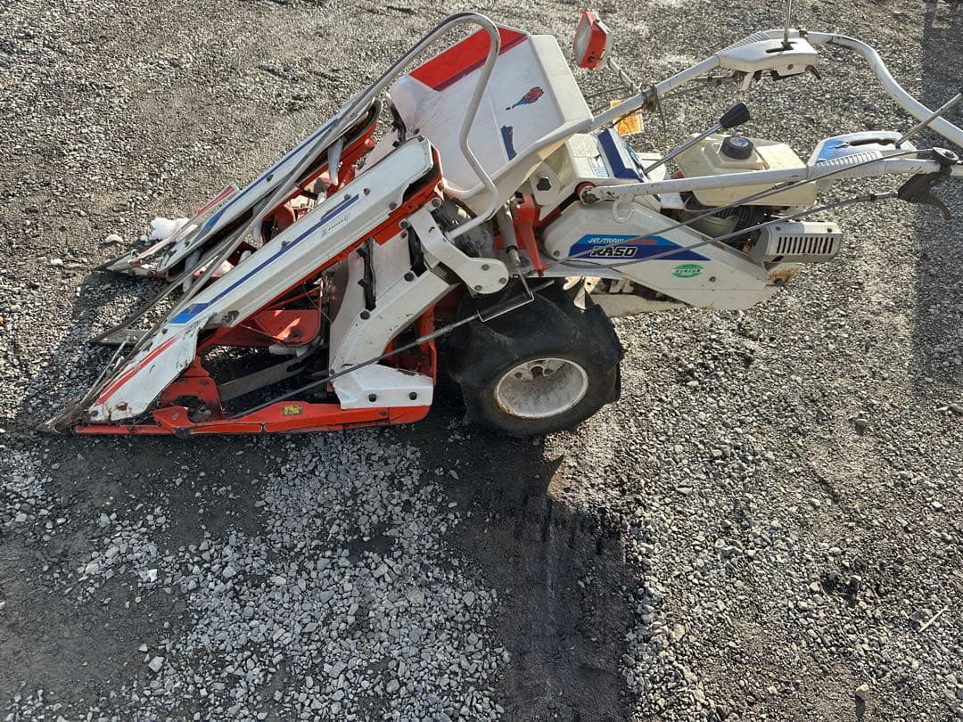 バインダー 動力刈取機 クボタ RA50 稲刈り 2条刈り 長野 - メルカリ