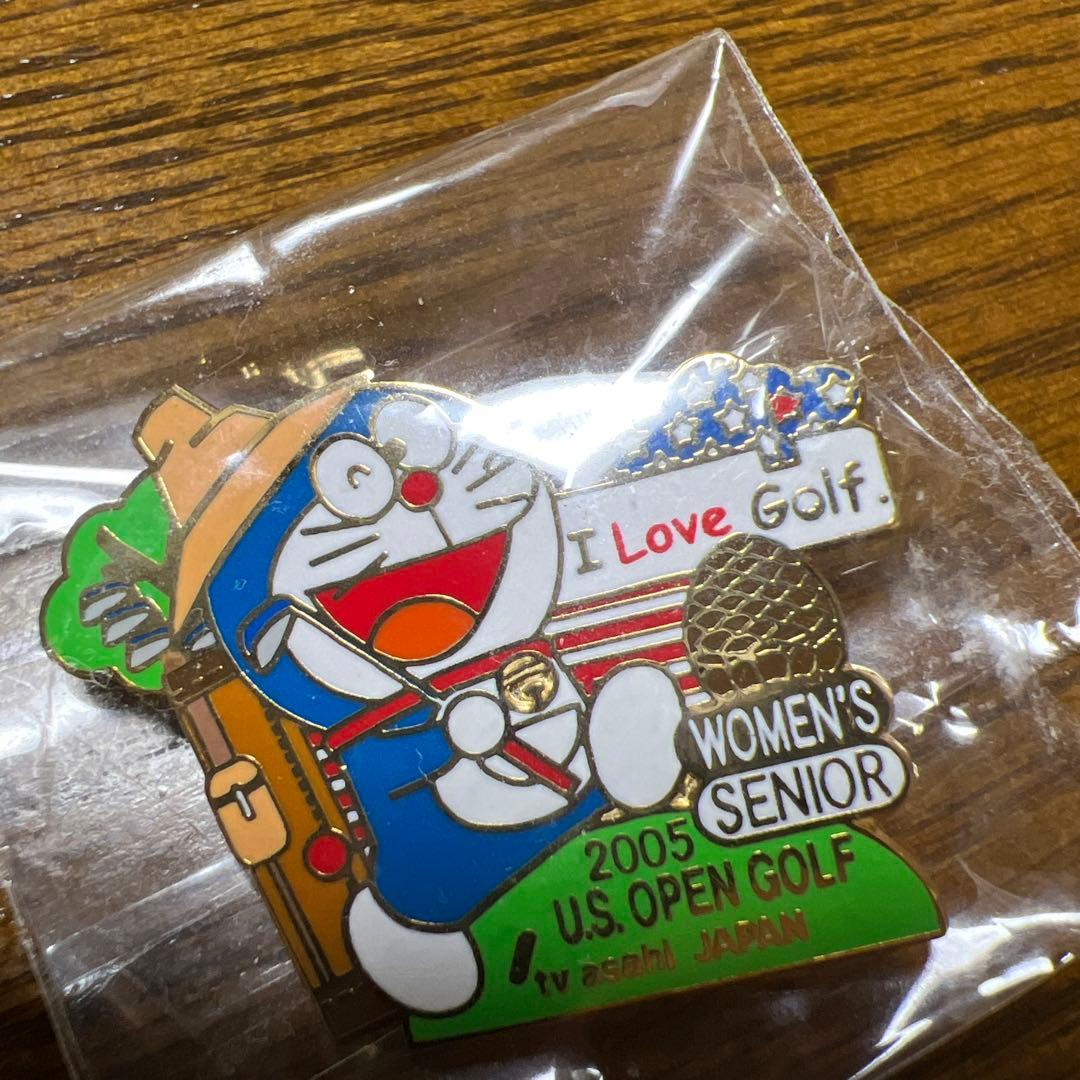 非売品】ドラえもんピンバッチ（2005年全米女子オープンゴルフ記念品