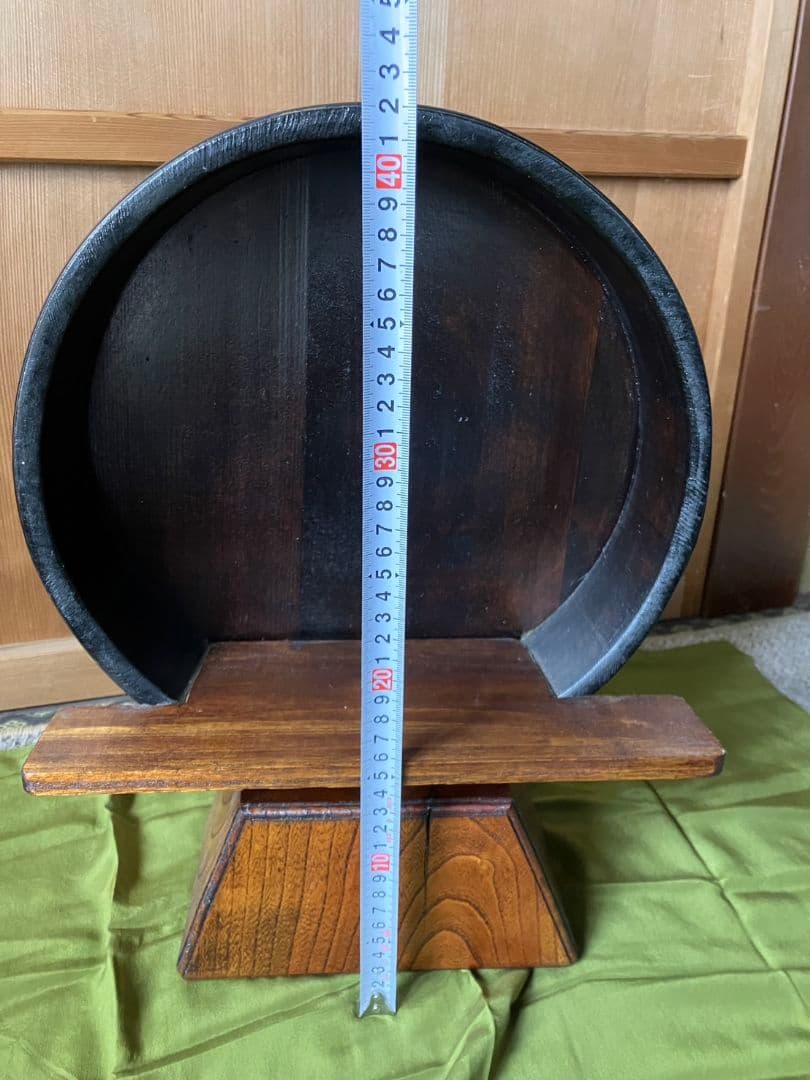 飾り棚　桶棚　昭和　レトロ　アンティーク　花台