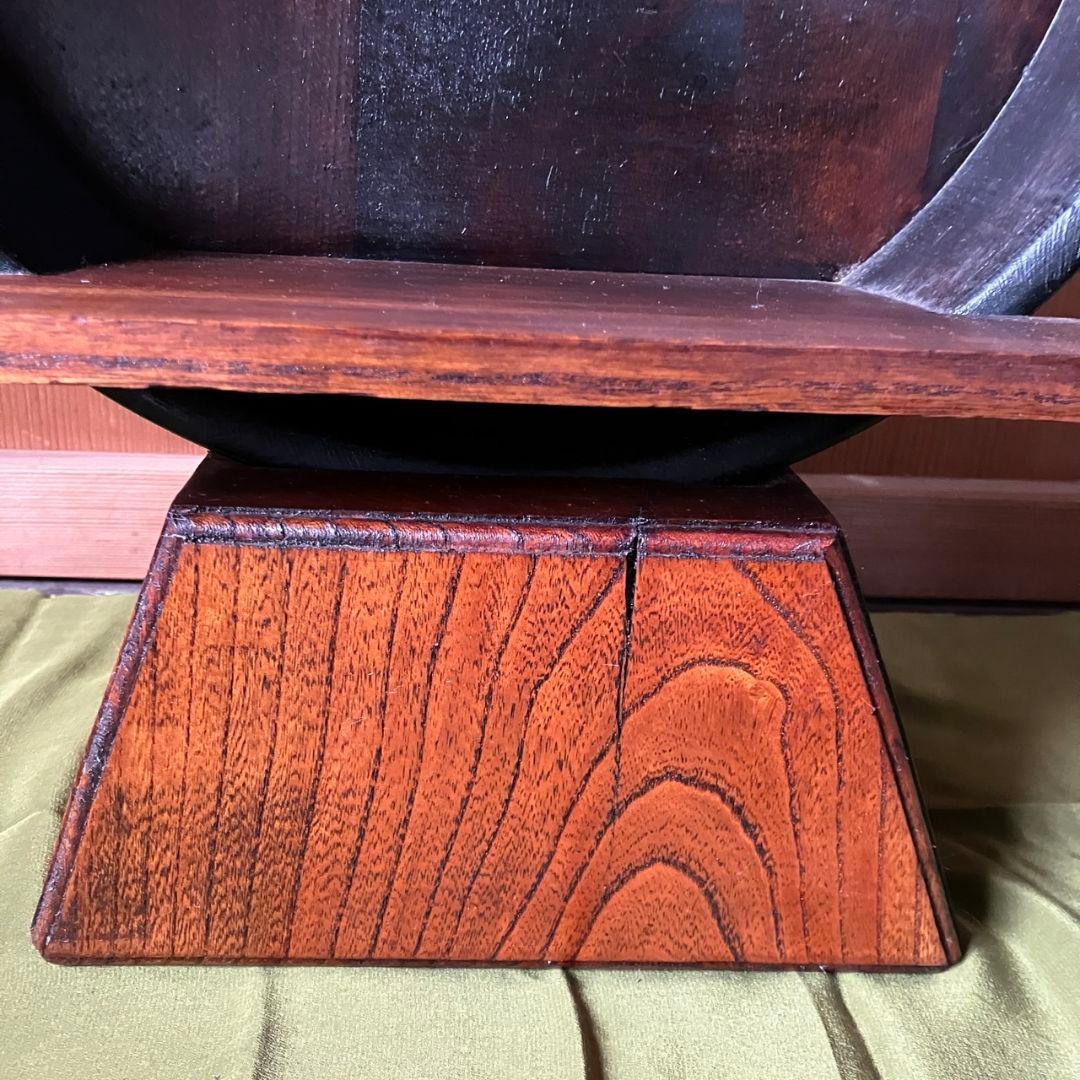 飾り棚　桶棚　昭和　レトロ　アンティーク　花台