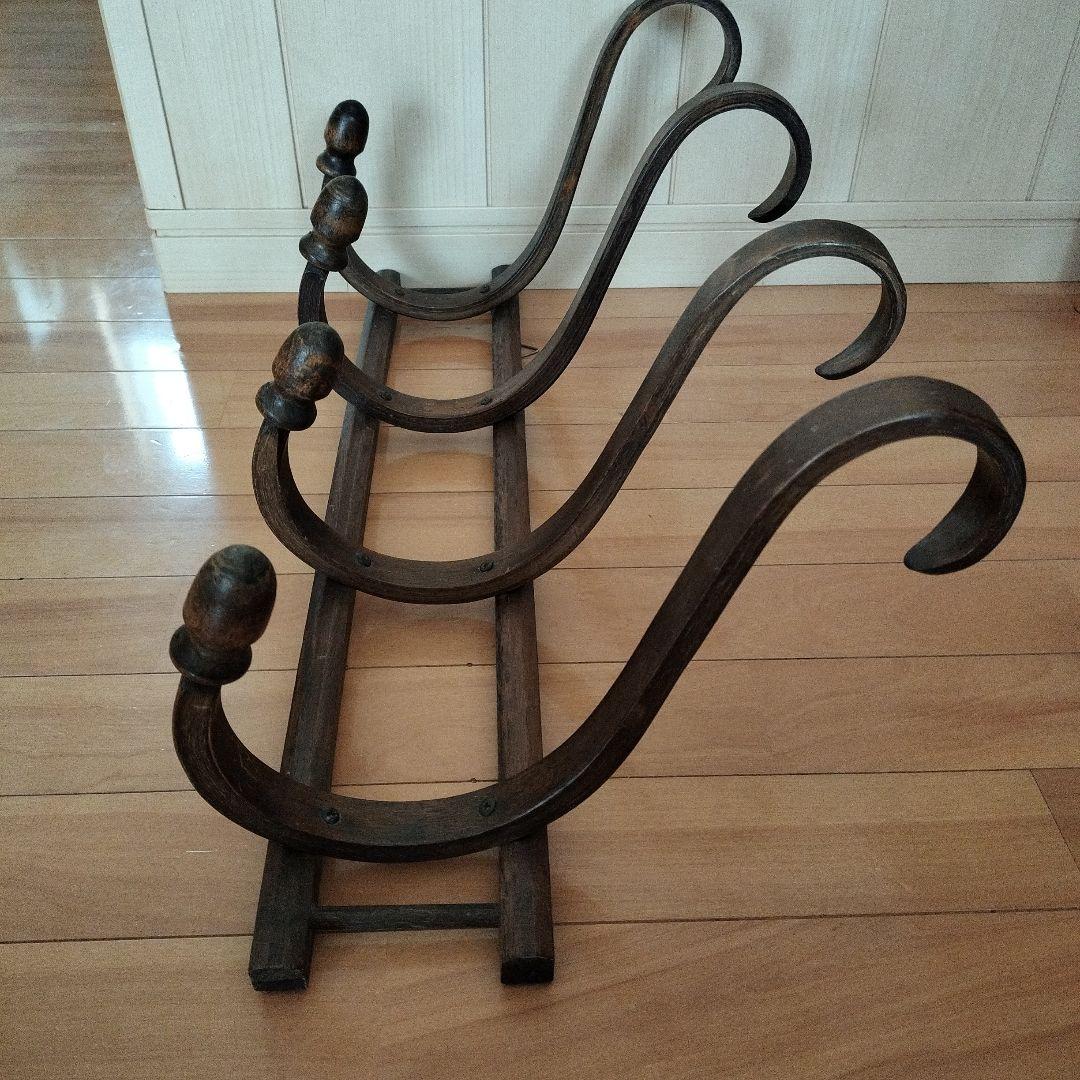 ウォールフック　曲木細工　壁掛け　コート掛け　ヴィンテージ　木製