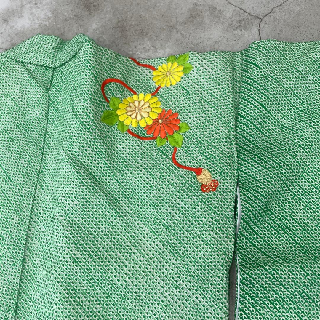 七五三　7歳着物 アンティーク着物【K7-12】