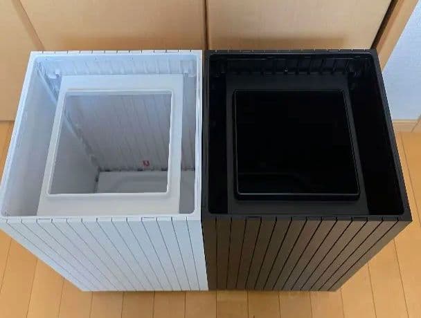 【送料込み】ZitA SQUARE ブラック&ホワイト 2個