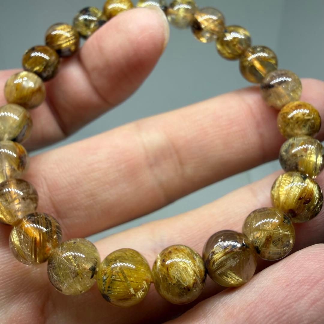 ■ハイクオリティ ゴールド タイチン ルチル クォーツ 024■